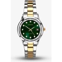 Sekonda Women's Dress Catherine Two Colour Crystal Watch 40295 in Green