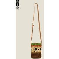 Orla Kiely Women's Camino Phone Pouch - Block Flower Almond