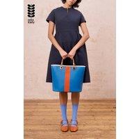 Orla Kiely Women's Smile Tote - Colour Block True Blue
