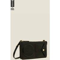 Orla Kiely Women's Folio Crossbody - OK Applique Black