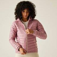 Regatta Women's Hurden Hooded Lightweight Quilted Jacket in Dusty Pink | Size: 8