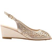 Lunar Women's Ramona Wedge Sandals in Gold | Size: 6