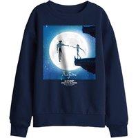 Netflix Kpop Demon Hunters Rujinu Rumi & Jinu Moon Kids Sweatshirt, Navy | Size: 9-11 Years