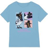 Netflix Kpop Demon Hunters Sussie Boxes Kids T-Shirt, Light Blue | Size: 7-8 Years