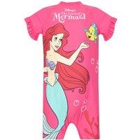 Disney Girl's The Little Mermaid Swimsuit in Pink | Size: 3-4 Years