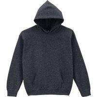 Gildan Heavy Blend Hooded Sweatshirt in Dark Grey | Size: 9 Years