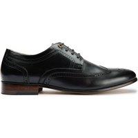 SIMON CARTER Men's Arne Brogue Shoes in Black | Size: 8