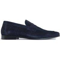SOLETRADER Men's Liam Loafer Shoes in Blue | Size: 10