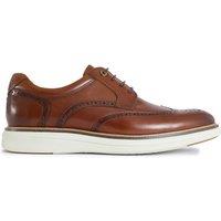 SIMON CARTER Men's Oreilly Brogue Shoes in Tan | Size: 10