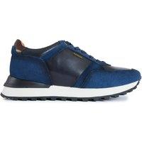 SIMON CARTER Men's Gervais Casual Runner Trainers in Blue | Size: 9