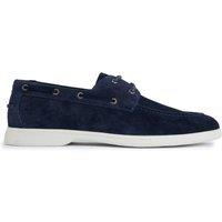 SIMON CARTER Men's Trovo Boat Shoe Shoes in Blue | Size: 11