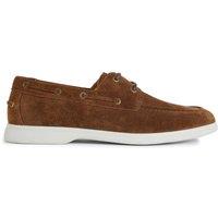 SIMON CARTER Men's Trovo Boat Shoe Shoes in Tan | Size: 8