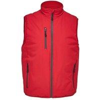 SOL'S Men's Falcon Padded Body Warmer in Red | Size: XL