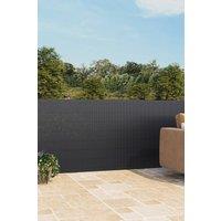 Living and Home 1*3M Dark Grey PVC Privacy Sun Blocked Garden Decorative Fences