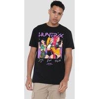 Netflix Kpop Demon Hunters Singing Signatures T-Shirt, Black | Size: 5XL