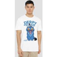 Netflix Kpop Demon Hunters Derpy & Sussie Delivery T-Shirt, White | Size: Medium