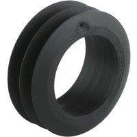 Grohe Rubber Gasket Connector For Flush Pipe - 37119000 - Perfect for Toilet in Black