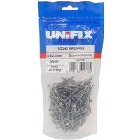 Unifix Bright Round Wire Nails 75 x 3.75mm - Box of 5 in Blue