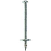 JCP CONSTRUCTION PRODUCTS Masonry Nails With 8Mm Washer - 30 X 2.5Mm - Box of 200 in Silver