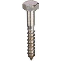 Unifix A2-304 St/St Coach Screws M8 x 100 - Box of 100 in Silver