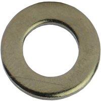 Unifix Brass Form A Washers DIN 125A Nickel Plated M4 (4.3) - Box of 250 in Silver