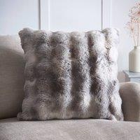 Portfolio Home Oslo Filled Cushion Pillow Bed Sofa 21" Inch Square 55 x 55cm in Grey | Size: 55 cm x 55 cm