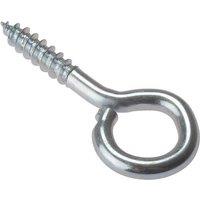 Forgefix Screw Eyes Zp 40 X 8G Bag 10 in Silver