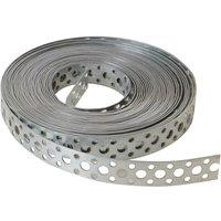 Forgefix Builder'S Galvanised Fixing Band 20Mm X 1.0 X 10M Box 1 in Silver