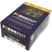 Forgefix Forgefast Pozi Compatible Elite Performance Wood Screw Zy 5.0 X 100 in Gold