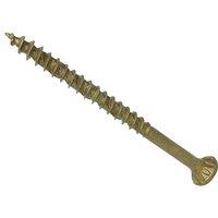 Forgefix Forgefast Decking Screws Countersunk Tan 4.5X75 Torx T25 Tub 400 in Gold