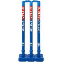 Duncan Fearnley Flexi Cricket Stump Set Blue One Size