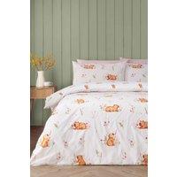 Catherine Lansfield 'Happy Capy(bara)' Reversible Duvet Cover Set in Natural | Size: King