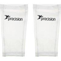 Precision Pro Matrix Shin Guard Sleeves in White | Size: Small