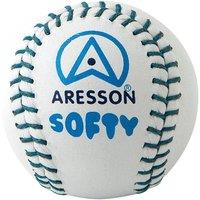 Aresson Softy Leather Rounders Ball in White