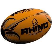 Rhino Cyclone Rugby Ball in Orange