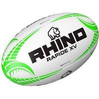 Rhino Rapide XV Rugby Ball in White
