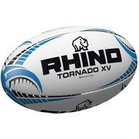 Rhino Tornado XV Rugby Ball 4 in White