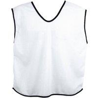 Precision Mesh Training Bib in White