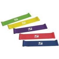 Urban Fitness Loop Resistance Band (Pack of 5) in Green