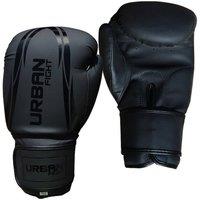Urban Fight Boxing Gloves in Jet Black | Size: 12oz