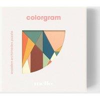 Suck UK Colorgram Wooden Puzzle - Archimedes Brain Teaser