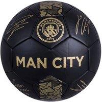 Manchester City FC Phantom Signature Football in Black