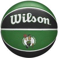 Wilson Team Tribute Boston Celtics Leather Basketball in Green