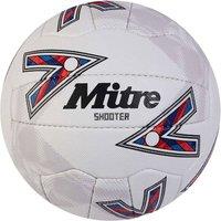 Mitre Shooter Netball 5 in Off-White