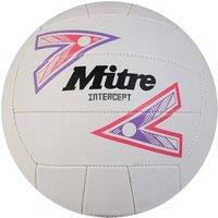 Mitre Intercept Netball 5 in White