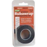 Ultratape Rubawrap Waterproof Self-Amalgamating Tape 25mm x 5m Black