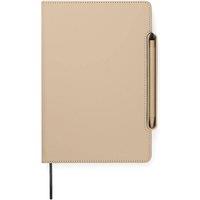 Vinga Baltimore Notebook & Pen in Beige