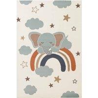 THE RUGS Adventures Kids Rug Dreamy Jumbo Cream Multicolour Kids Bedroom Rug | Size: 200 cm x 290 cm