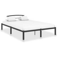 Berkfield Home Bed Frame Black Metal 120x200 cm | Size: Small Double