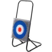 Ferand Durable Axe Throwing Game With Plastic Bristle Target & 8 Axes in Black